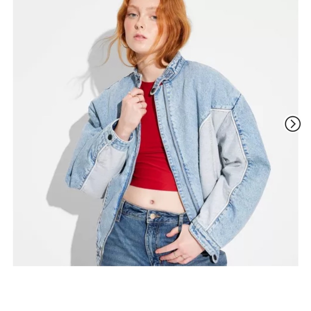 jean jacket puffer